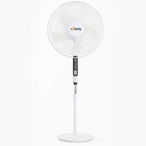 AC/DC Solarity Solar Standing Fan